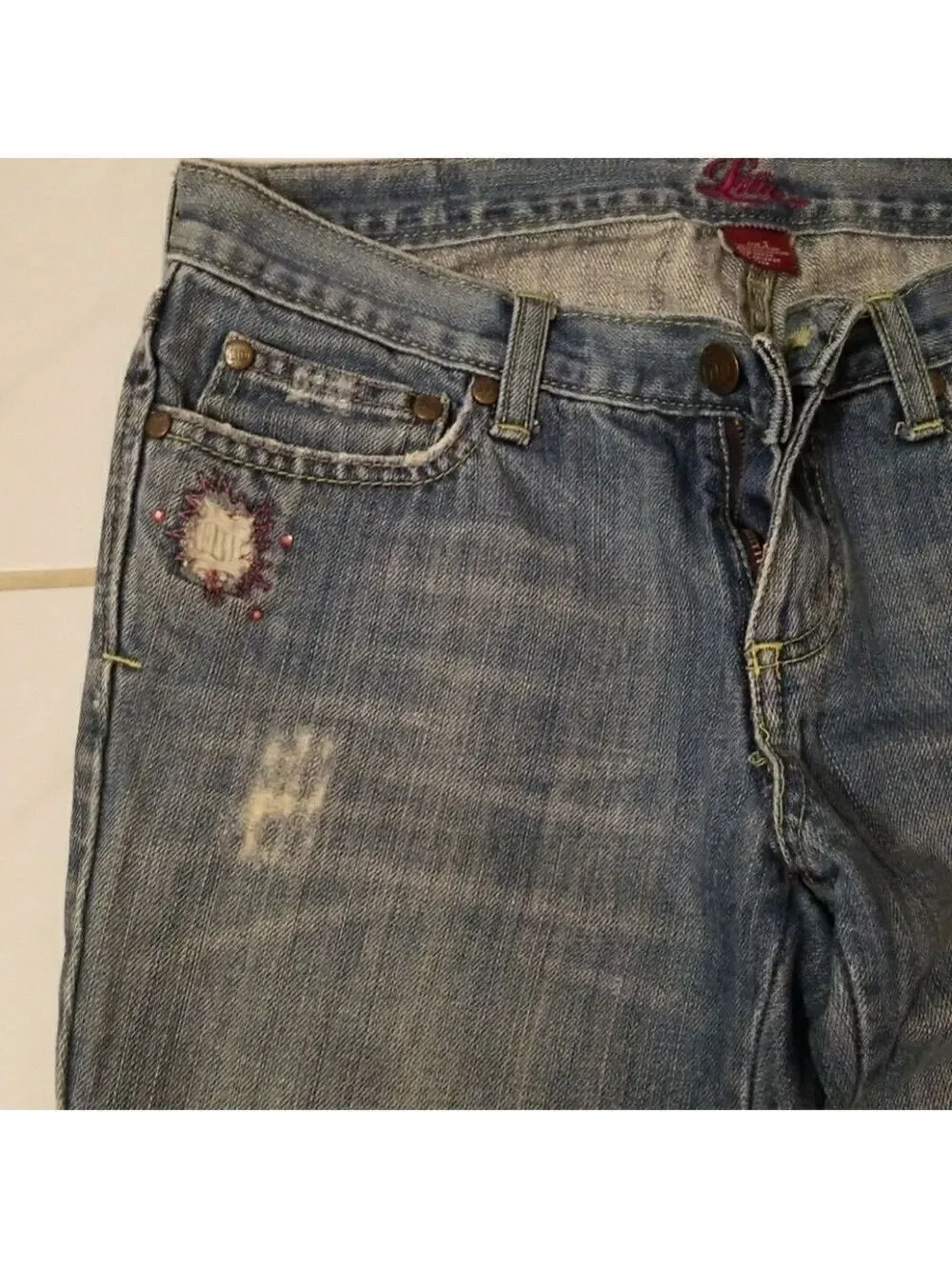 Lilu Floral Jeans Distressed